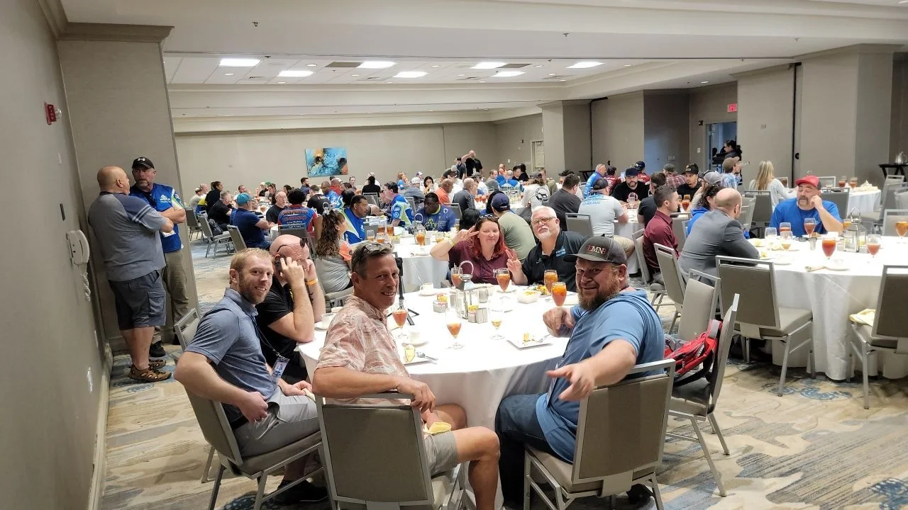 PWMCA Back to the Basics attendees sharing a meal together