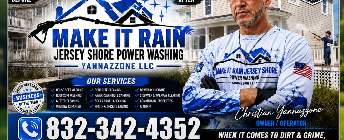 Make It Rain Jersey Shore Power Washing Yannazzone LLC